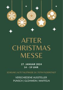 After Christmas Messe 27. Januar 2024